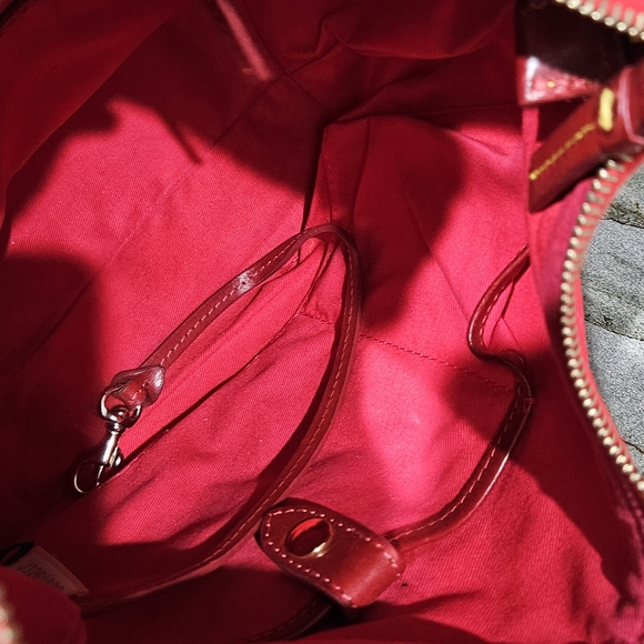 Dooney & Bourke Red Leather Shoulder Bag - Picture 12 of 13